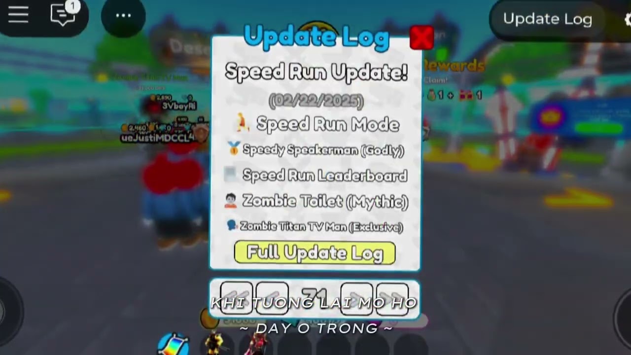 Speedrun Update: Không phải Dom nx...Lần này admin lấy ý tưởng Zombie Titan TV Man từ MonsterUP