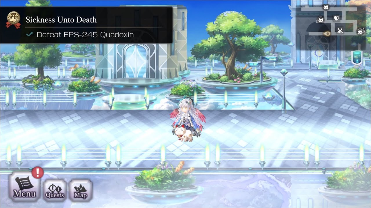 Another Eden Global 2.11.500 Unlock & Defeat EPS-245 Quadoxin Optional Boss Fight! Curio's Grasta!