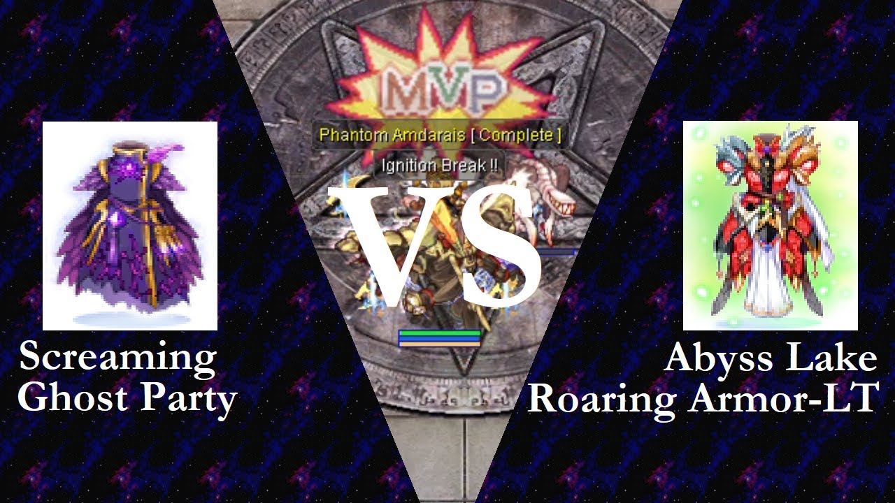 [iRO Chaos] Screaming Ghost Party vs Abyss Lake Roaring Armor-LT | Ignition Break DK | OGHCM Level 4