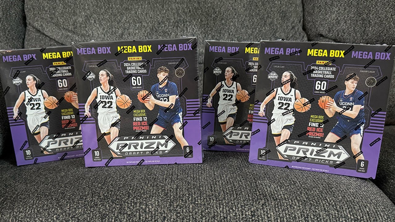 4 MORE! 🔥 2024-25 Panini Prizm Draft Picks NBA Mega Box Rip! | HUGE Rookie Hits & Prizm Parallels!