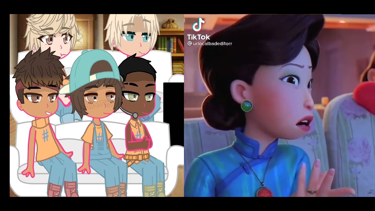 4 Town React to Meilin and her friends/family || No Ships? || part 1/? || Turning Red