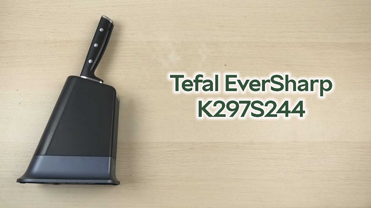 Розпаковка Tefal EverSharp 16.5 см + блок з вбудованою системою заточування (K297S244)