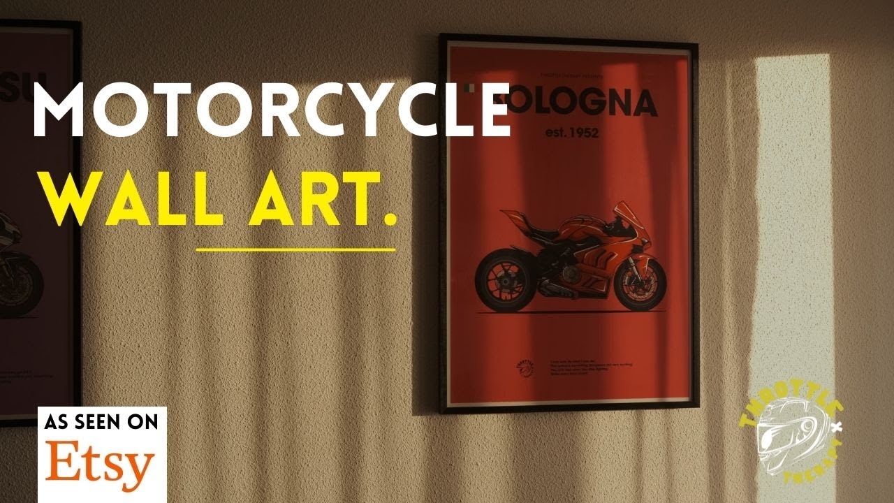 Motorcycle posters. BOLOGNA. Throttle Therapy.