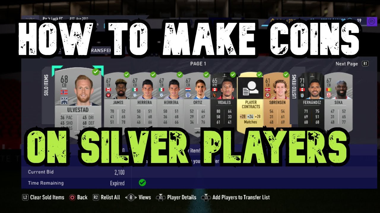 HOW TO DOUBLE YOUR COINS IN  FIFA 21 Ultimate Team - Silver Player Trading Method