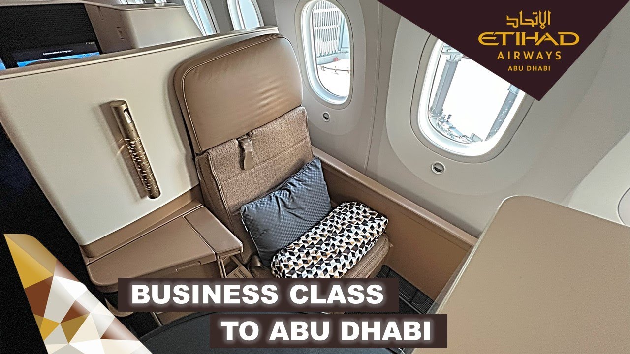 ETIHAD AIRWAYS 787-10 Business Class【4K Trip Report CDG-AUH】Impeccable Service Onboard!