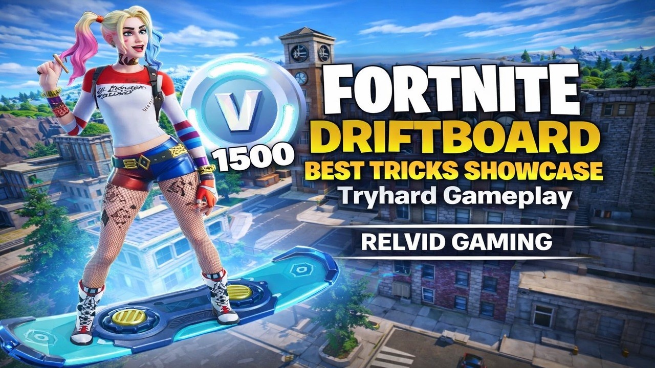 🔥 Fortnite Driftboard Best Tricks Showcase 😱🔥 | Tryhard Gameplay | Fortnite 2026 Part 23 |