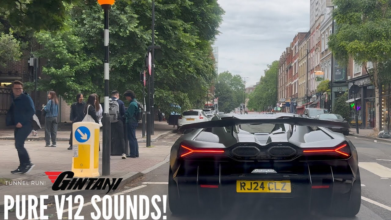 GINTANI Lamborghini Revuelto DESTROYS LONDON! *INSANE ACCELERATIONS & SOUNDS!*