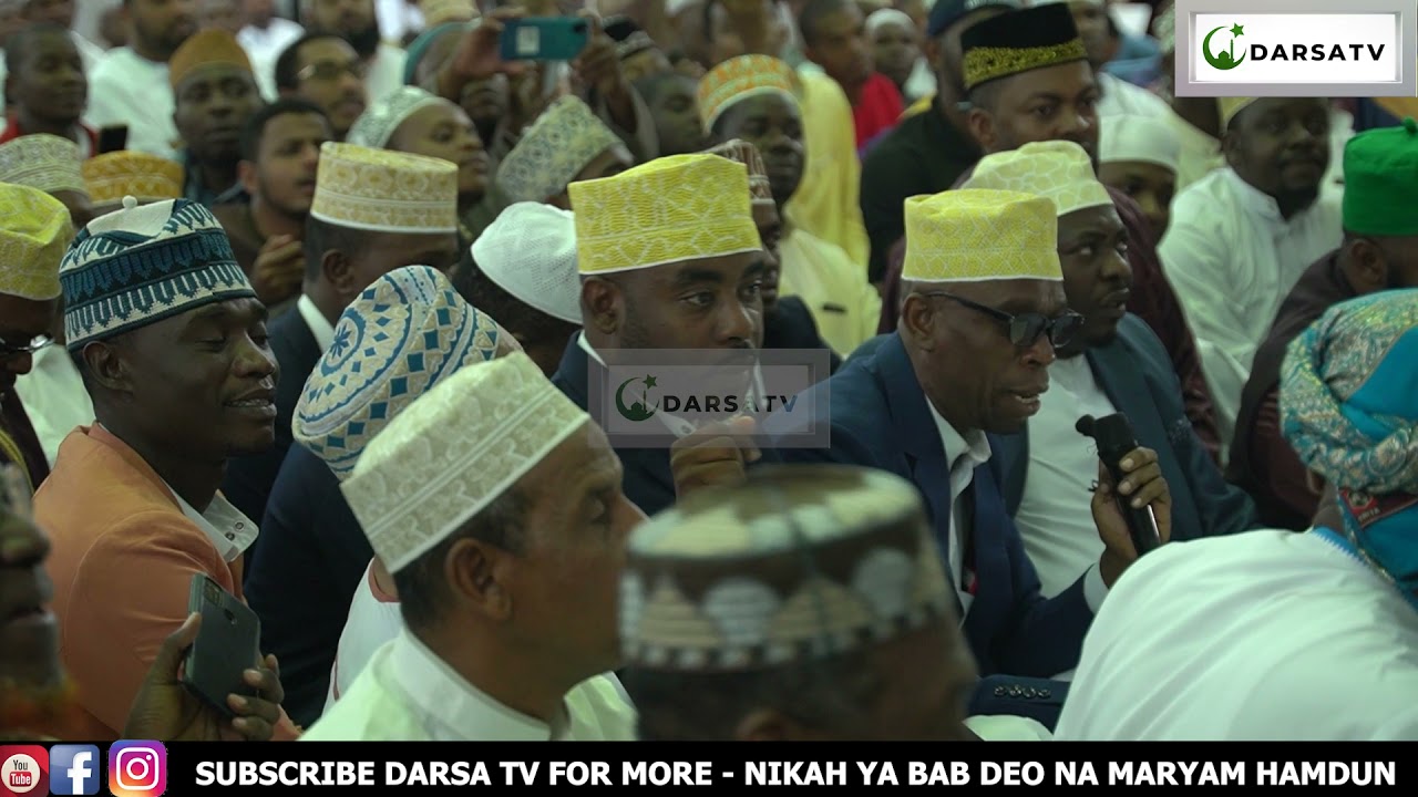 Kazi kubwa / Nasaha crew Wakiwa Na Muhammad Muhiya / Katika Ndoa Ya Babdeo Na Maryam Hamdun