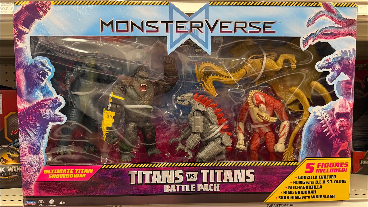 Набор &laquo;Битва титанов против титанов&raquo; от Playmates Toys! Godzilla X Kong: The New Empire
