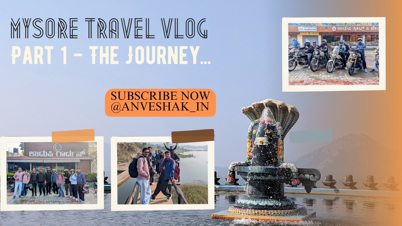 Bangalore to Mysore Bike Trip – Part 1 | Scenic Roads, Off-Road Adventure & Temple Ride
