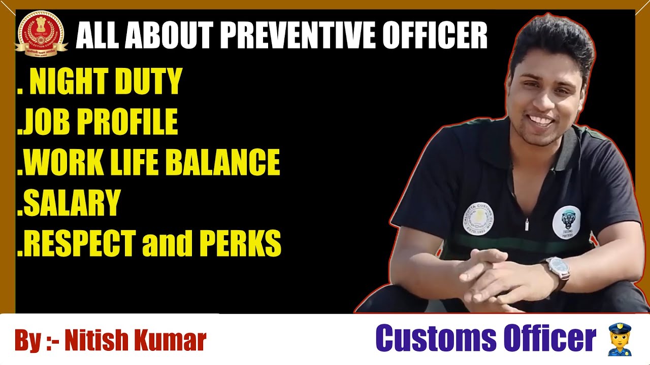 PREVENTIVE OFFICER :Night duty, Work profile, Salary, Respect ||SSC CGL 🔥🔥 #ssccgl #ssc #cgl