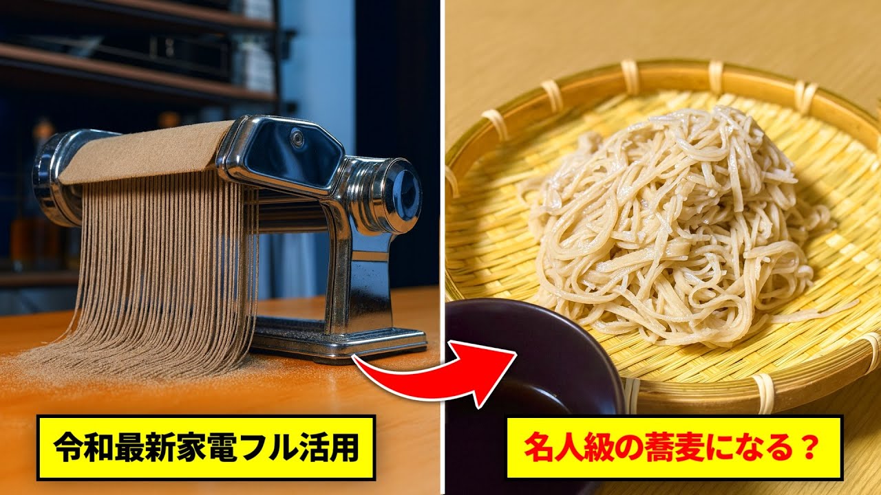 ド素人でも令和最新家電フル活用すれば名人級の蕎麦が打てる説