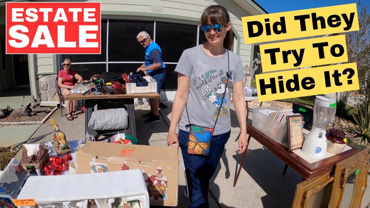 Estate Sale Closet Had A SECRET STASH!