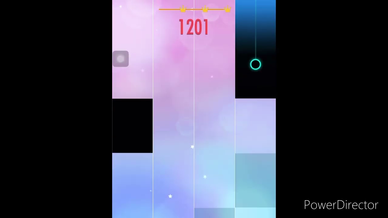 Christmas Song in Piano Tiles 2 - Jingle Bell - 9 laps completed by index fingers