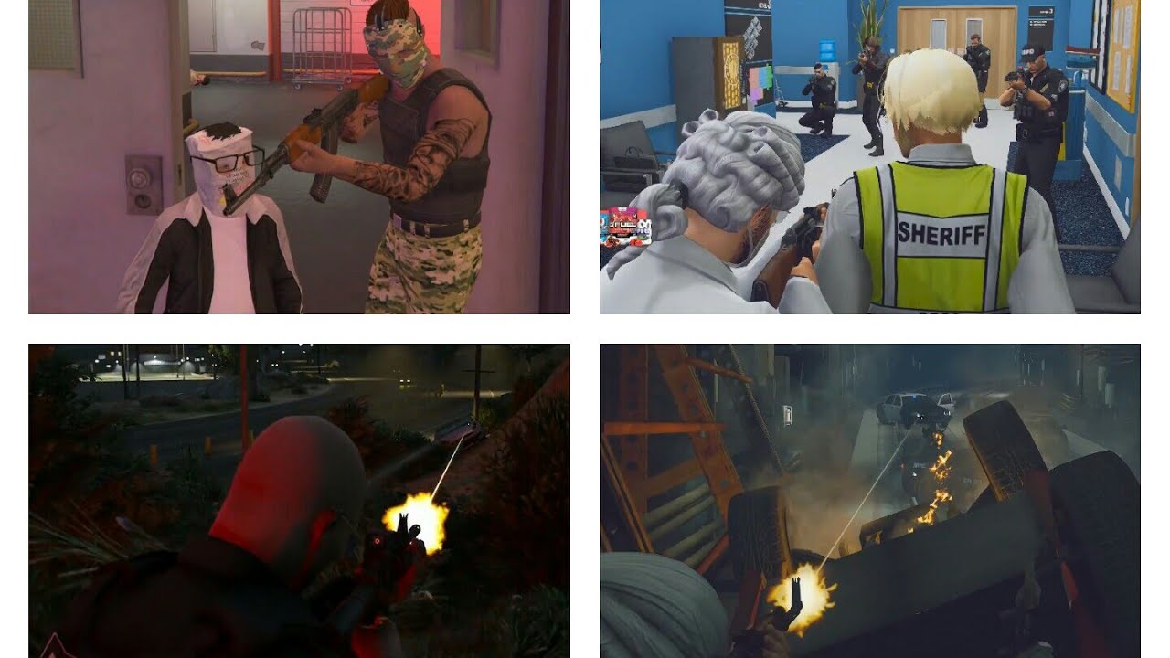 Chang Gang and Francis CRAZY Bobcat Heist & Shootout (All POVs) | GTA RP NoPixel 3.0