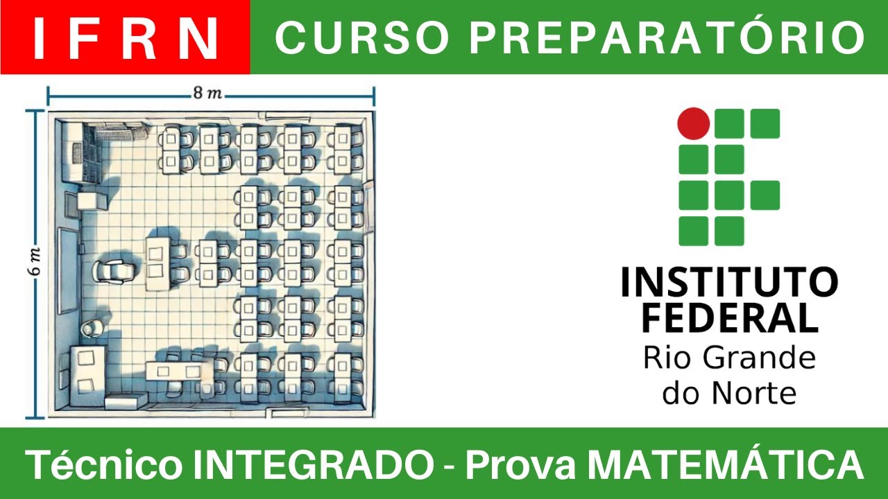 IFRN 🔴 Curso Preparatório 2025/2026 de MATEMÁTICA #IFRN Técnico Integrado ao Ensino Médio @BoraIF