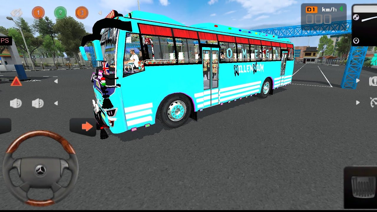 Indian Real 💯✅ Bus Driving night 🌃 mod indian city & Village highway road 🛣️ map - Android gameplay 