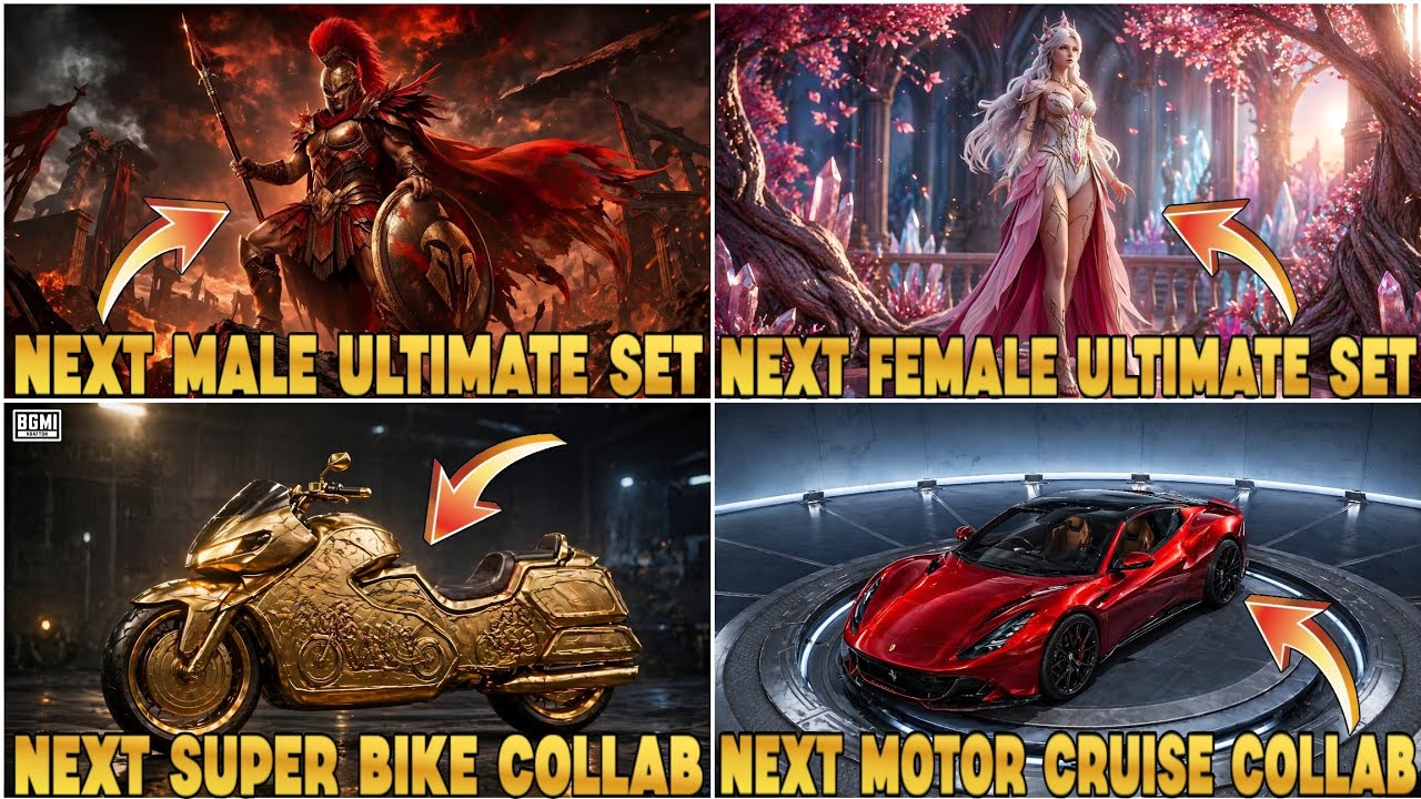4.4 UPDATE ULTIMATE SETS MALE & FEMALE DETAILS | 4.4 PRIZE PATH | 4.4 SUPER CAR & UPGRADEABLE BIKE