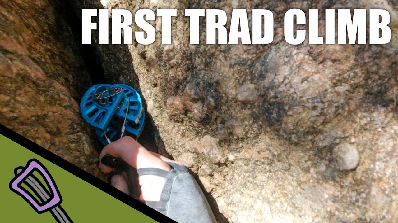 My first trad lead: Sk&auml;rselden (4+), Utby | POV Trad Climbing