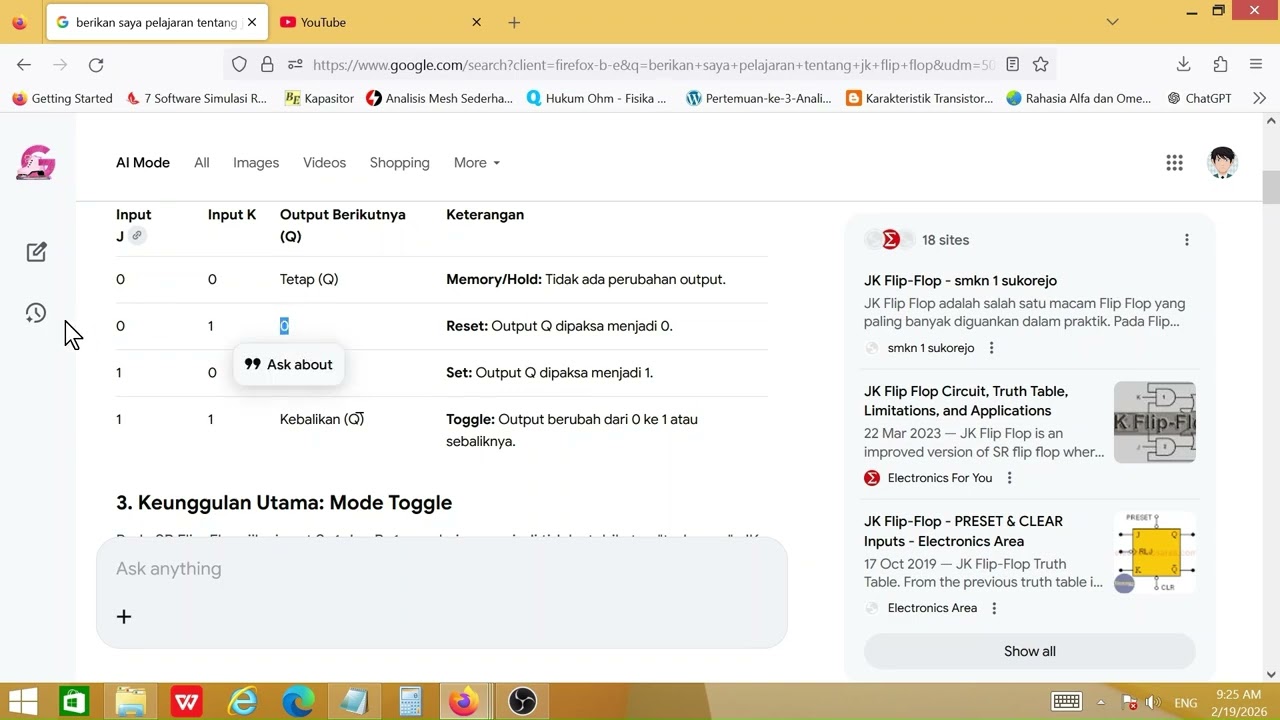 Tutorial JK Flip-flop di Aplikasi Web Falstaad