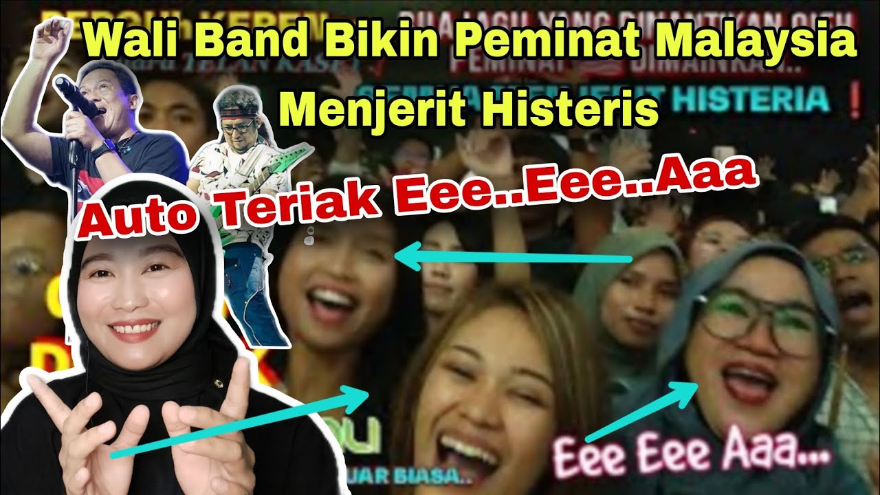 ADA APA DENGAN LAGU INDONESIA,WALI BAND BIKIN PEMINAT DI MALAYSIA MENJERIT HISTERIS‼️MALAYSIAN REACT