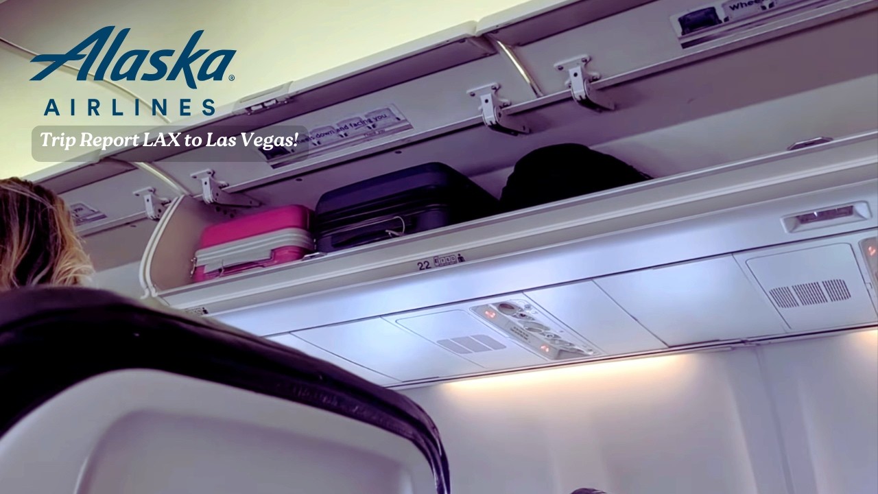 Отчет о поездке с Alaska Airlines | Что представляет собой эконом-класс? | Из Лос-Анджелеса в Лас...