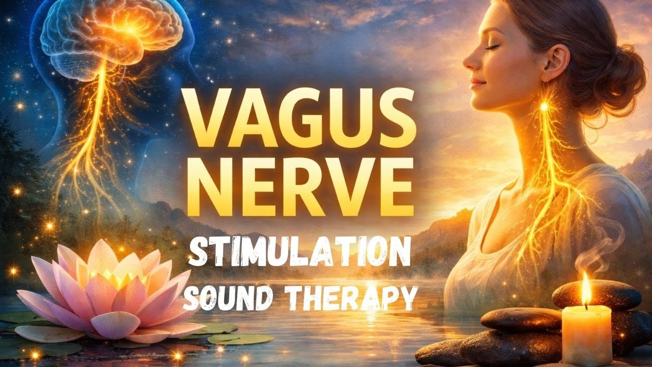 Vagus Nerve Stimulation Sound Therapy (Black Screen) | Deep Relaxation & Nervous System Reset