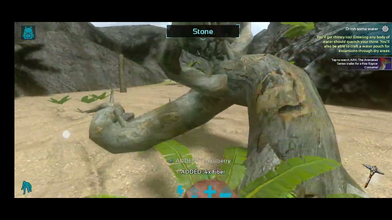 Ark: Survival Evolved Mobile! How to start game & building first thatch house! 
