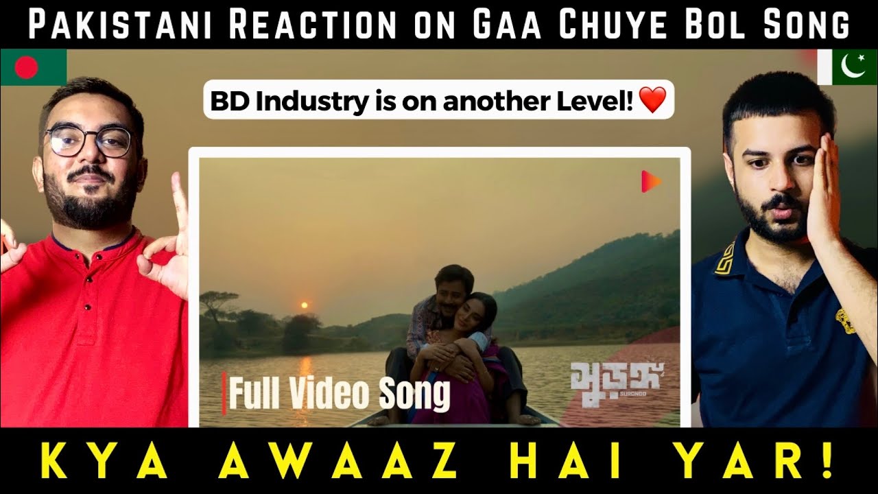 Pakistani Reaction on Gaa Chuye Bol | Full Song | SURONGO | Afran Nisho | Tama | Tanjib | Abanti