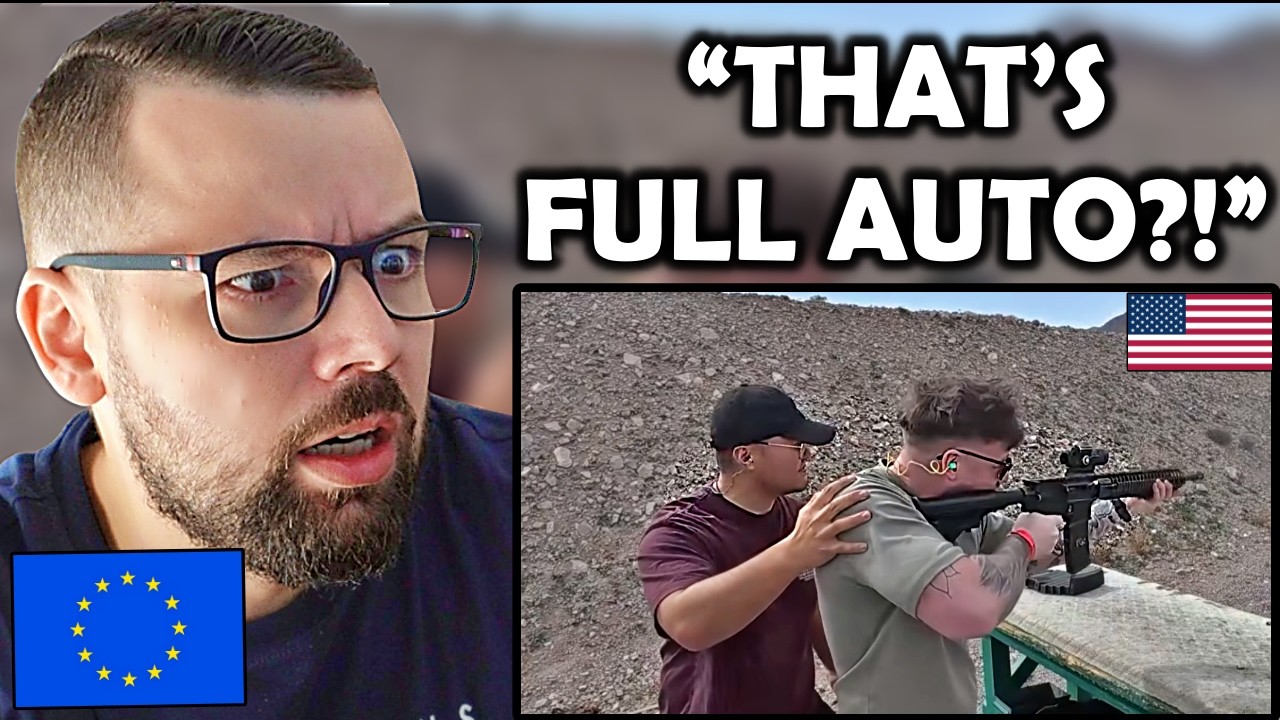 European Shocked by Brits Shooting Guns in America
