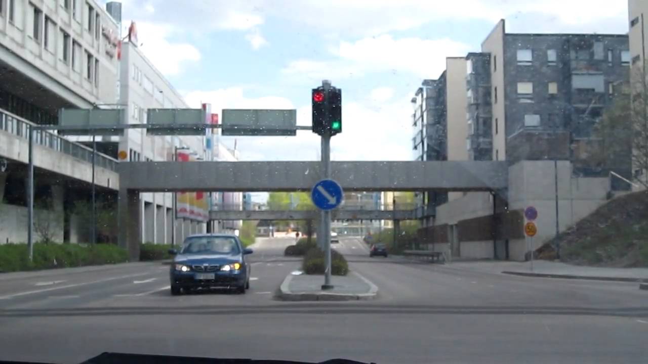 Lappeenranta city center sightseeingdrive, Finland.MOV