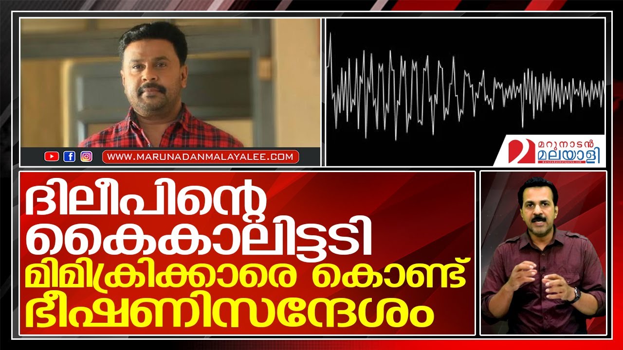 ശബ്ദരേഖ മിമിക്രിക്കാര്&zwj; ഉണ്ടാക്കിയതോ ?   I  Dileep Voice clip