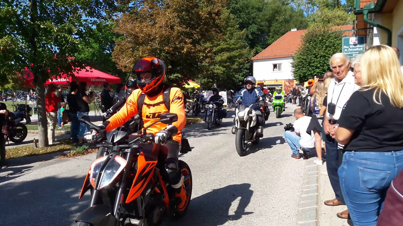Motorrad Benefiztour 2019 - Abfahrt