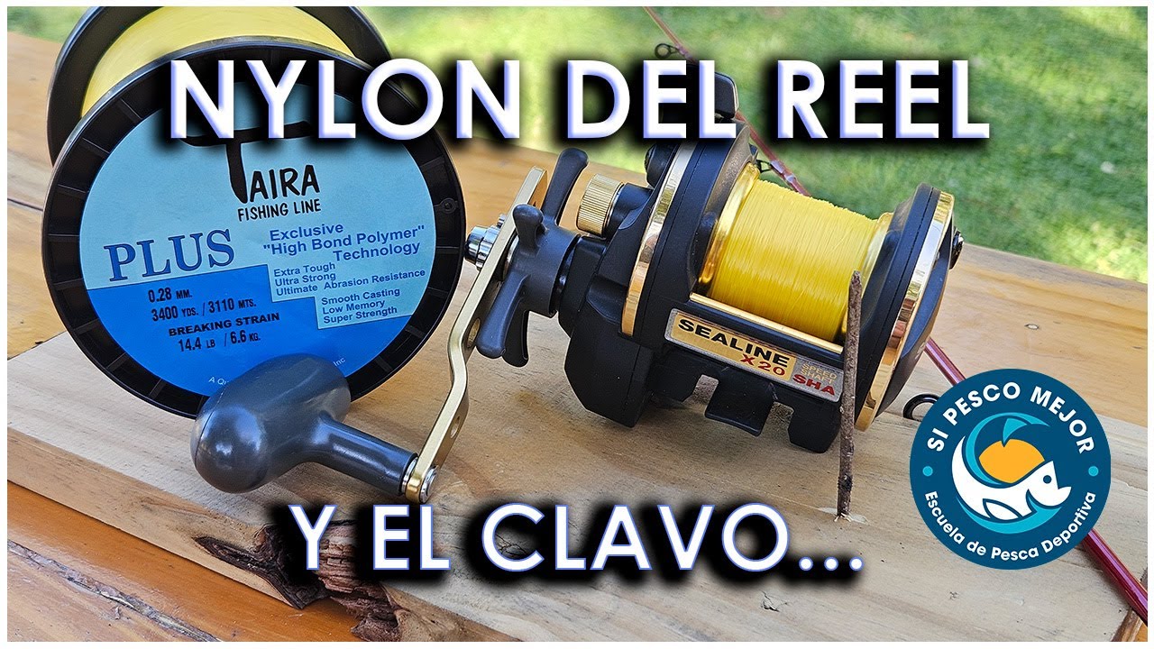 NAYLON DEL REEL Y CARGA CON 1 CLAVO Y VARIOS TIPS !!!