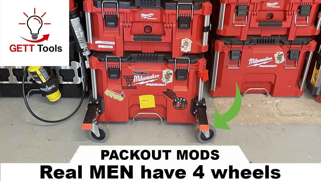 This Milwaukee Tools PACKOUT System Mod will keep you rolling on the Jobsite  (GETT Tools PAC-EEzE)