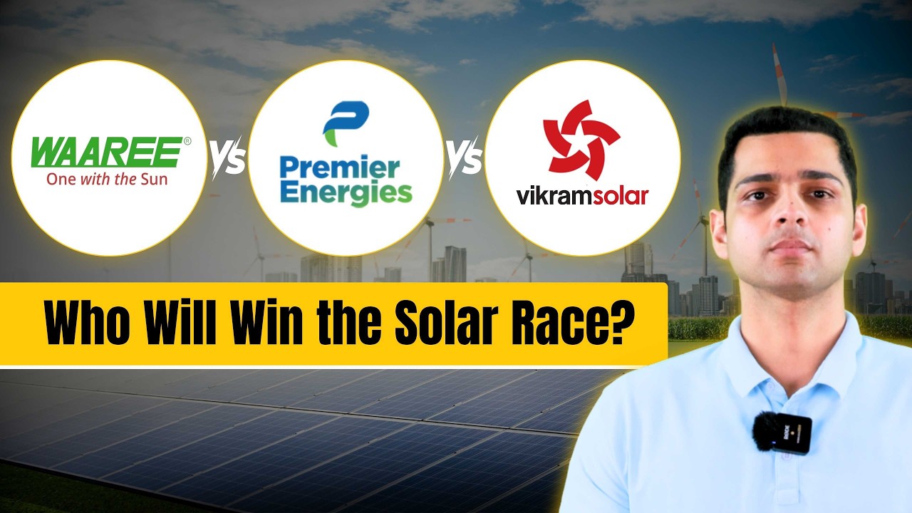 Waaree Energies vs Premier Energies vs Vikram Solar | Solar Manufacturing Stocks Analysed