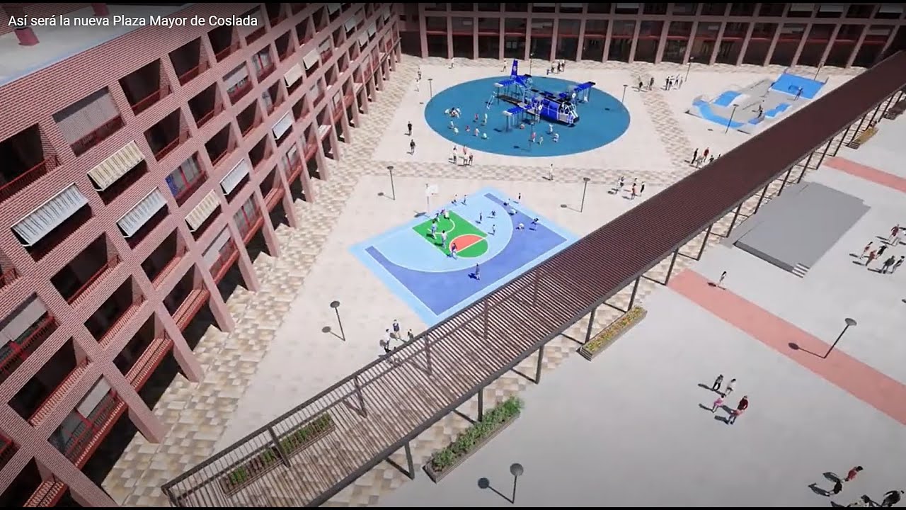As&iacute; ser&aacute; la nueva Plaza Mayor de Coslada