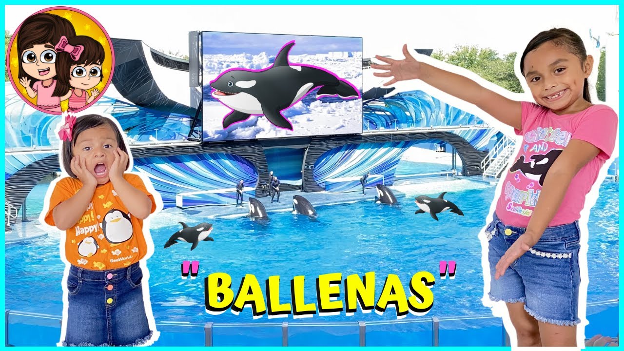 JUGAMOS EN EL PARQUE ACUATICO SEAWORLD | Las Leoncitas Kids