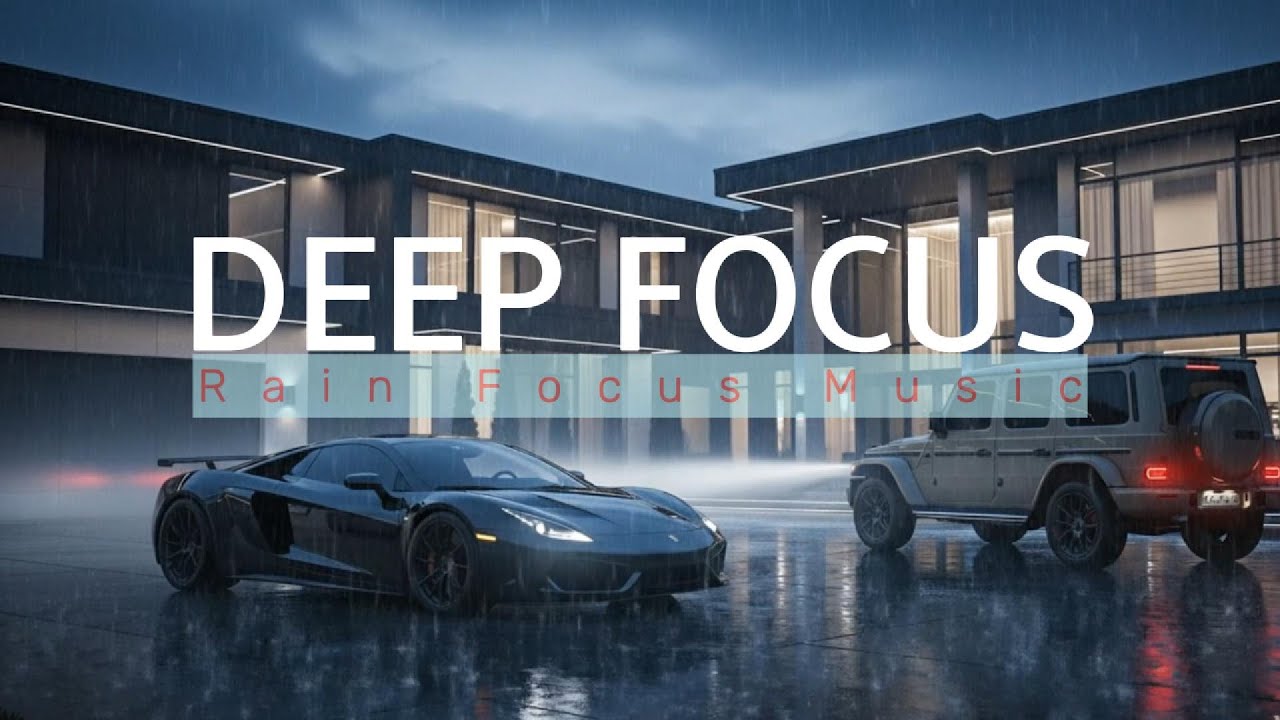 Rain Focus Music – 90 Minutes Deep Concentration | Night Work & Study #deepwork #deepfocus