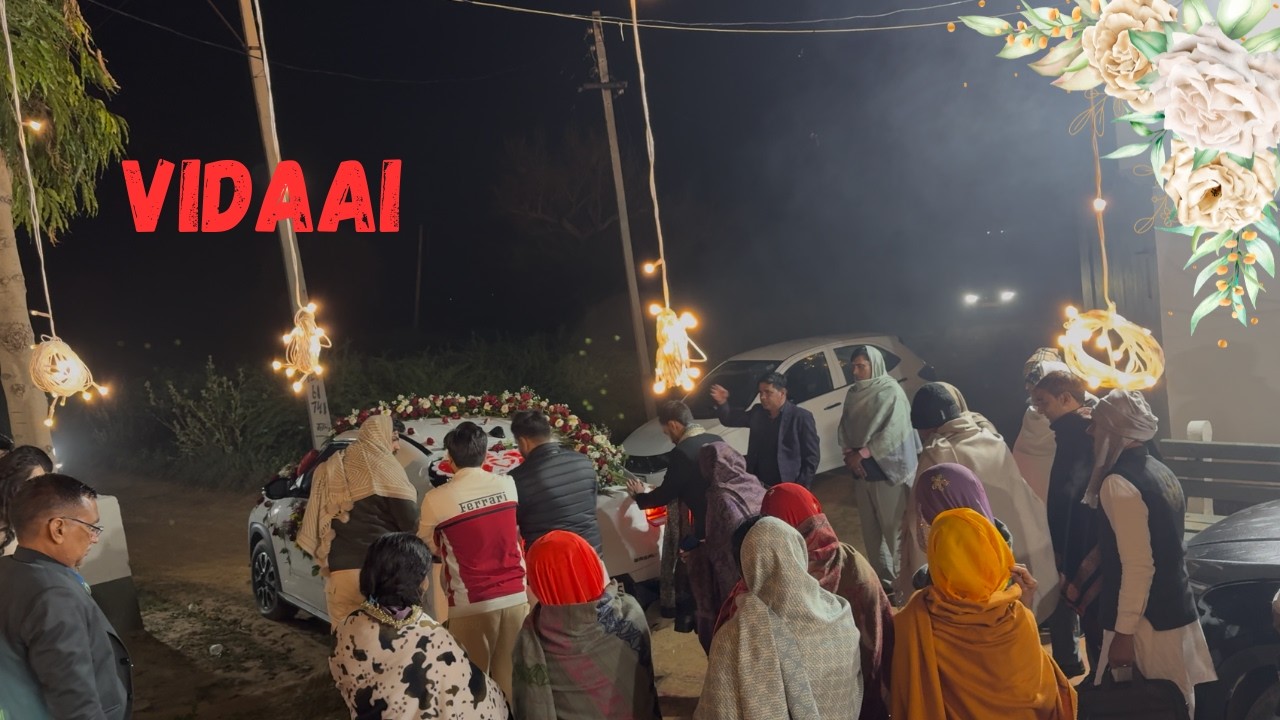 Vidaai Vlog 💫 Sab kuch perfect raha! Tent, DJ aur food ki detail video chahiye? Comment karo 👇