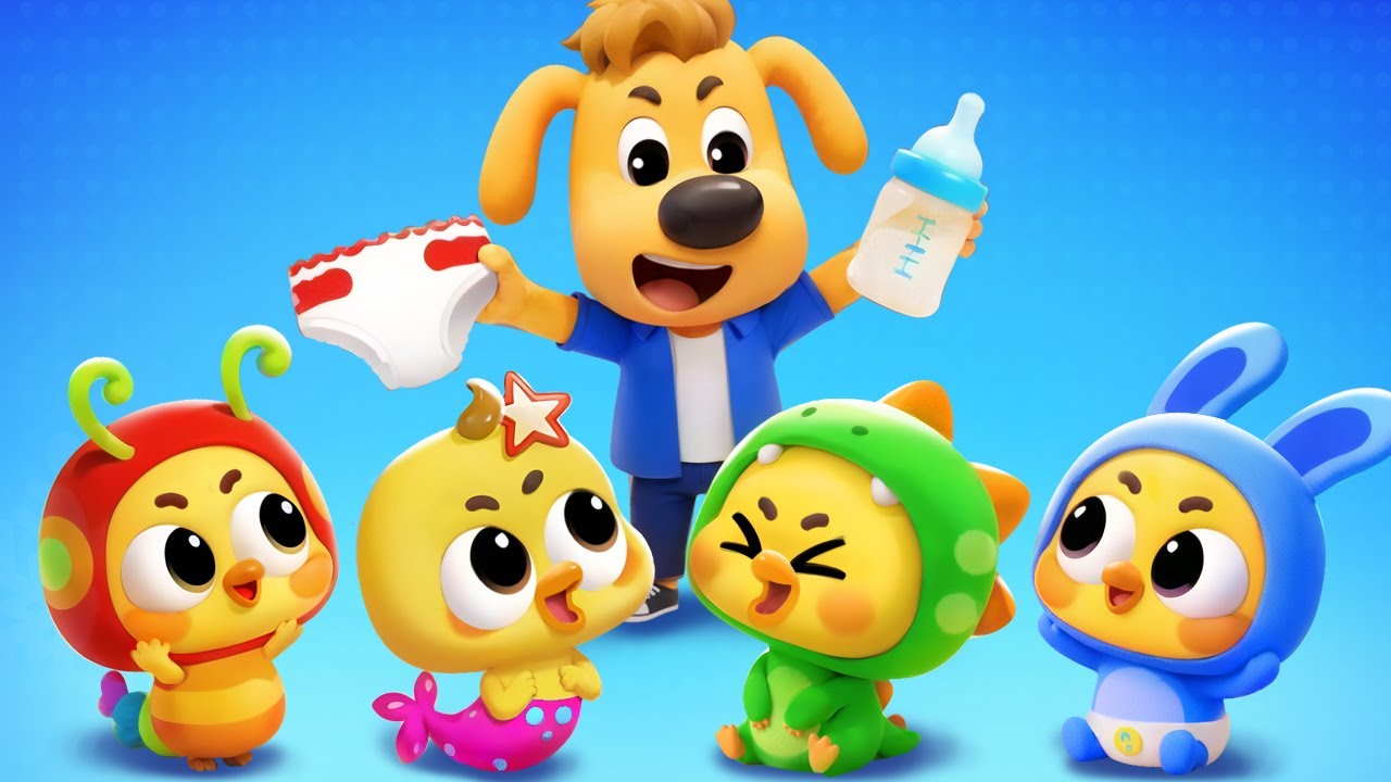 Cuida al Bebé 🍼 Dibujos Animados 🔍Sheriff Labrador en Español