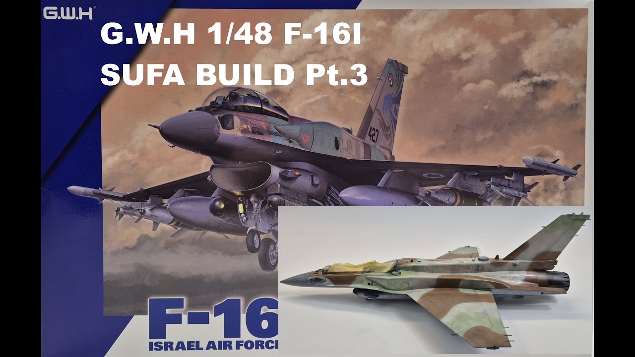 G.W.H 1/48 F-16I SUFA Сборка, часть 3