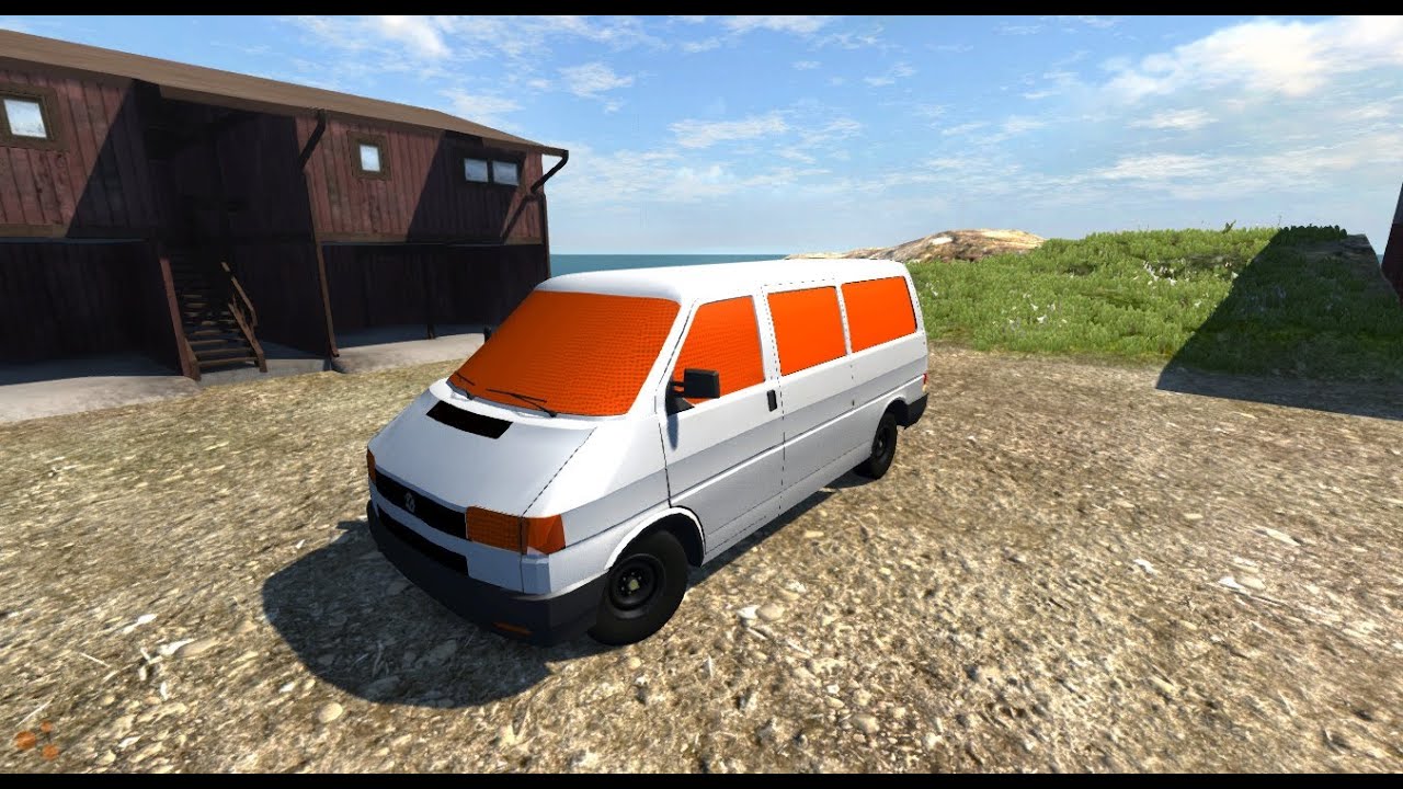 BeamNG mod : Volkswagen Transporter T4 Beta