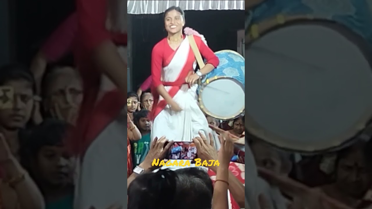 Female playing Nagara 💯 #shorts #trending #viral #nagara #drums #ytshorts