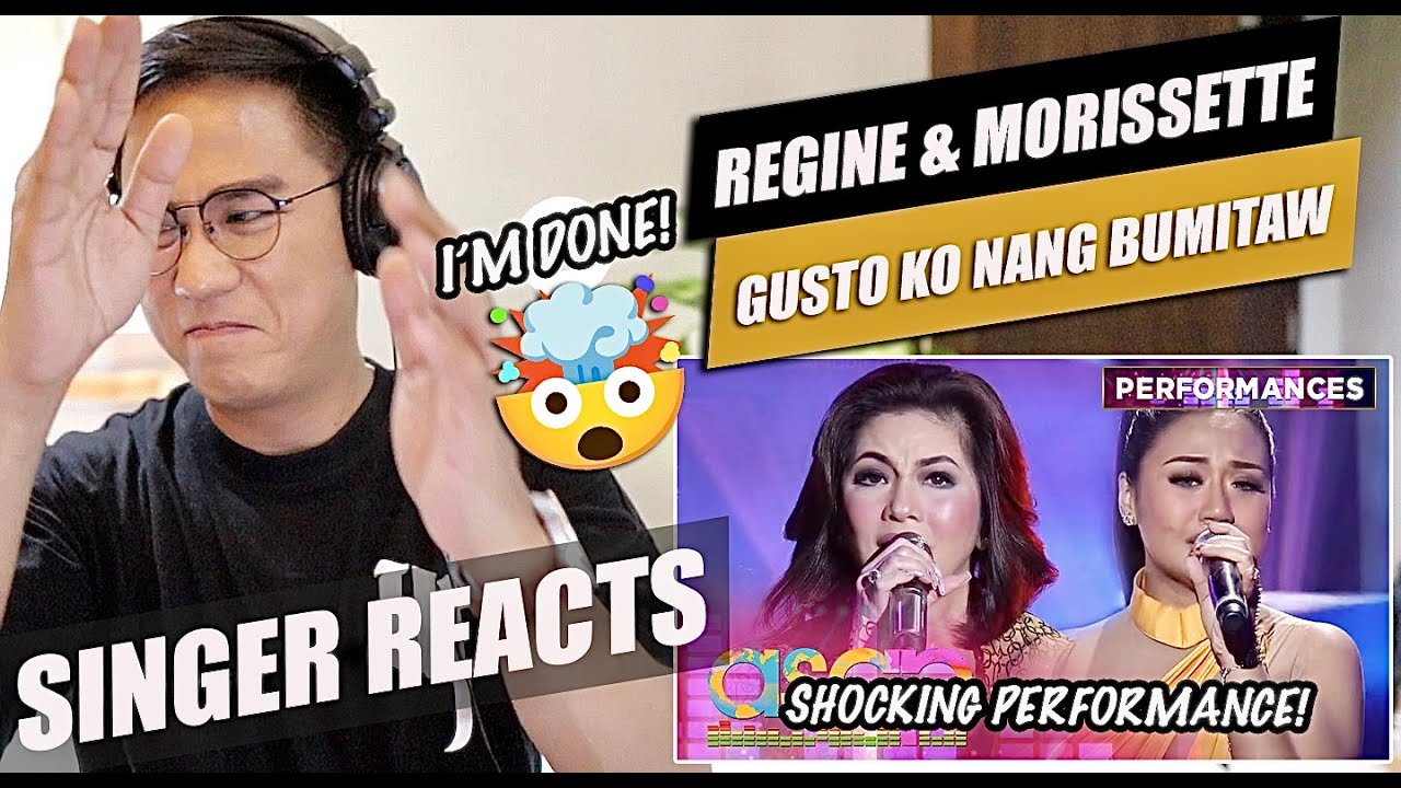 Morissette Amon and Regine Velasquez - Gusto Ko Nang Bumitaw | SINGER REACTION