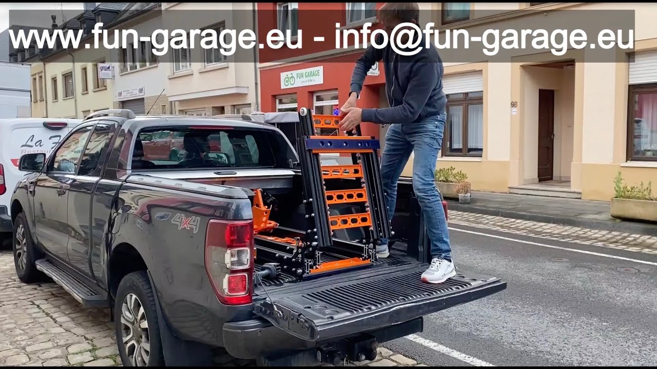Rampe de chargement moto Neo-Dyne AUN-250 explications de l'utilisation