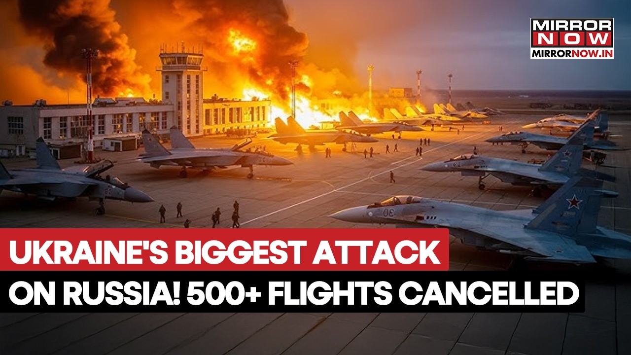 Более 500 рейсов отменено в Москве: массированная атака украинских дронов на Россию | Поврежден к...