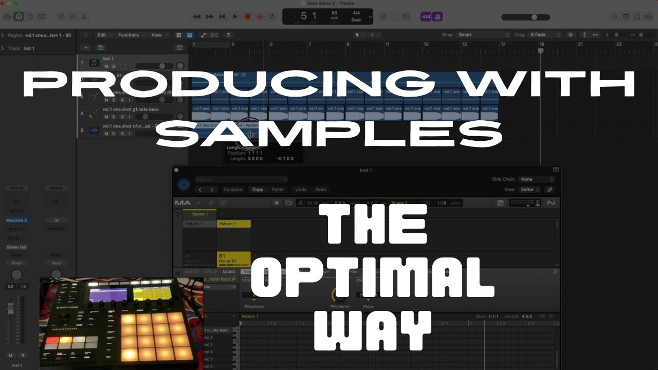 Producing music with samples the optimal way