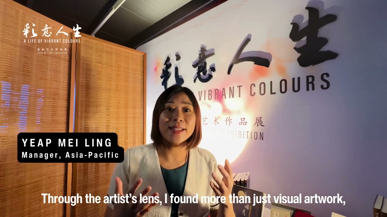 Zhen Ru&rsquo;s Art Exhibition: A Life of Vibrant Colours Yeap Mei Ling's Review