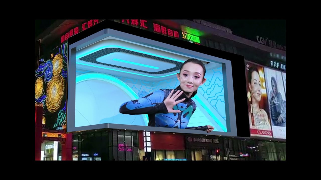 How to Make a Reality Show Naked eye 3D LED Screen Display Video?